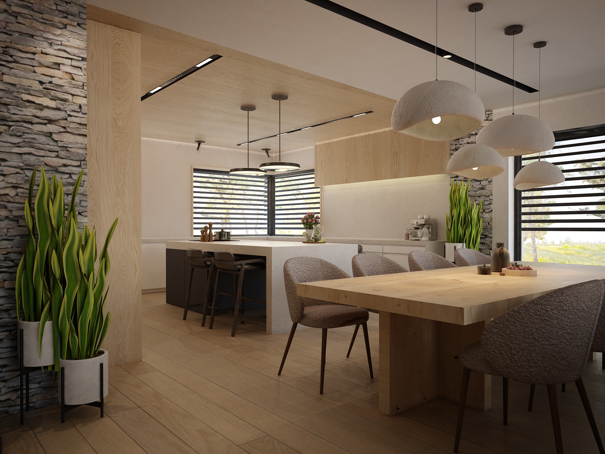 01-projekt-wnetrza_Komorow_Warszawa_kuchnia-japandi